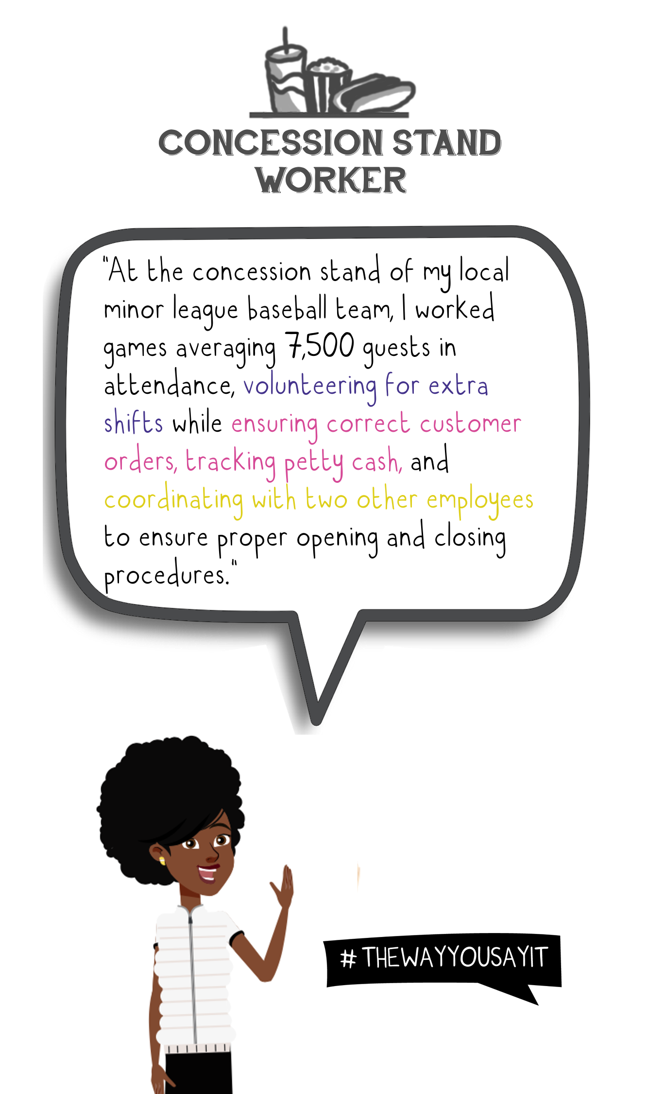 CONCESSION STAND WORKER