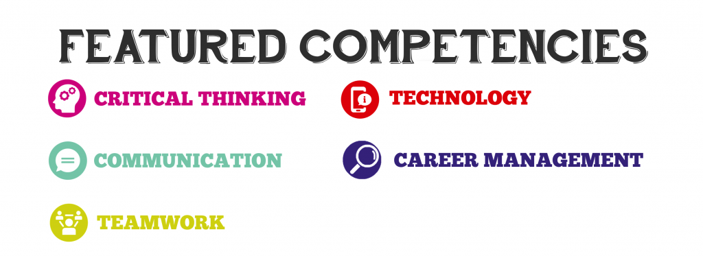 Featured competencies: critical thinking, technology, communication, career management, teamwork