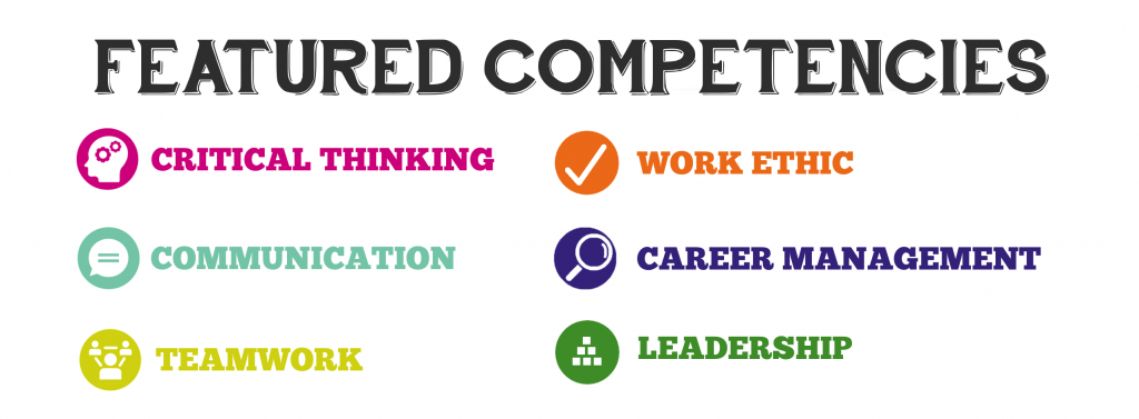 Featured competencies: critical thinking, work ethic, communication, career management, teamwork, leadership